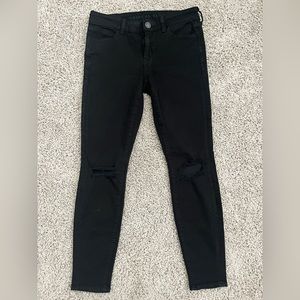 AE Black mind rise jeans